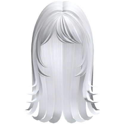 Cute Side Swept Layered Hair (White)