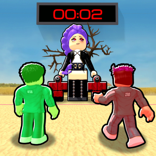 KPop Demon Hunters Red Light Green Light official Roblox game thumbnail