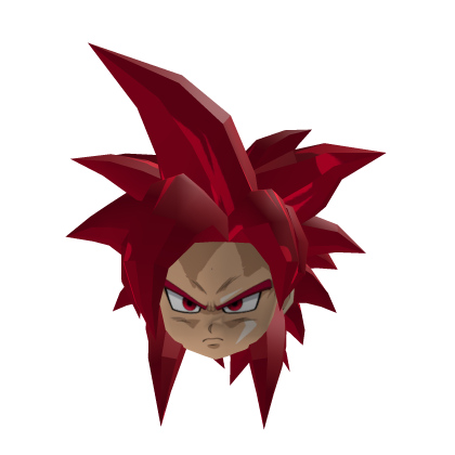 SSJ 4 Daima Goku Anime Chibi Head Roblox item