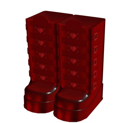 3.0 Red Ruby Thigh High Boots
