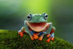 The frogs in the pond