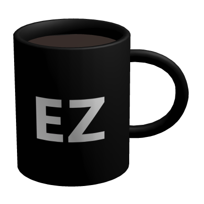 EZ Black Coffee Cup
