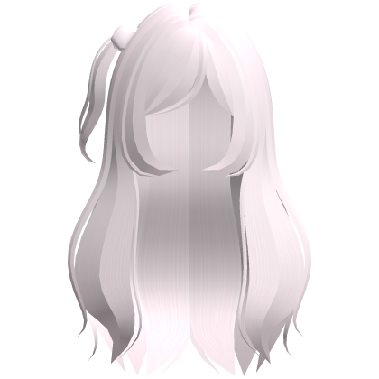 Kawaii Long Pretty Side Ponytail Hair in Pink Roblox item