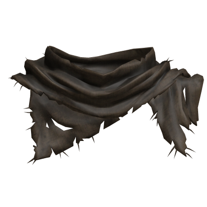Distressed Torn Scarf - Brown