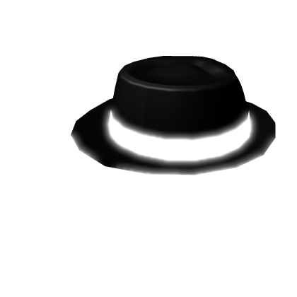 [EMISSIVE] black sparkle time fedora