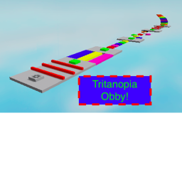 (CHECKPOINT SAVING) Neon Obby!