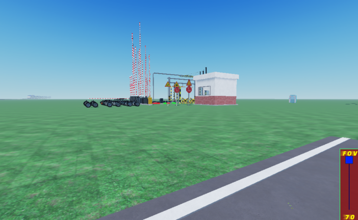 Build a South Korean Railroad crossing!  (CARS) screenshot 2