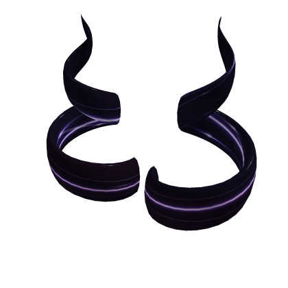Purple Swirl Horns Roblox item