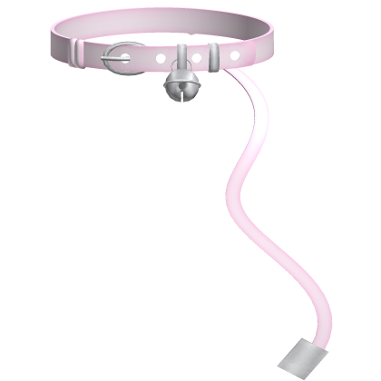 ♡ : cute puppy collar w leash pink 1.0