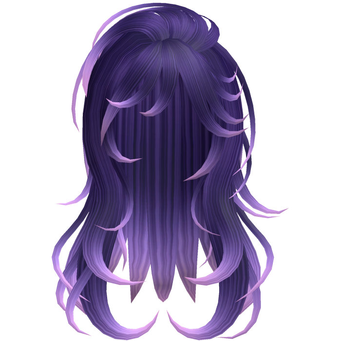 Soft Flowy Long Layered Hair (Galaxy Purple)