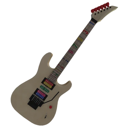 numbered colored guitar Roblox item thumbnail