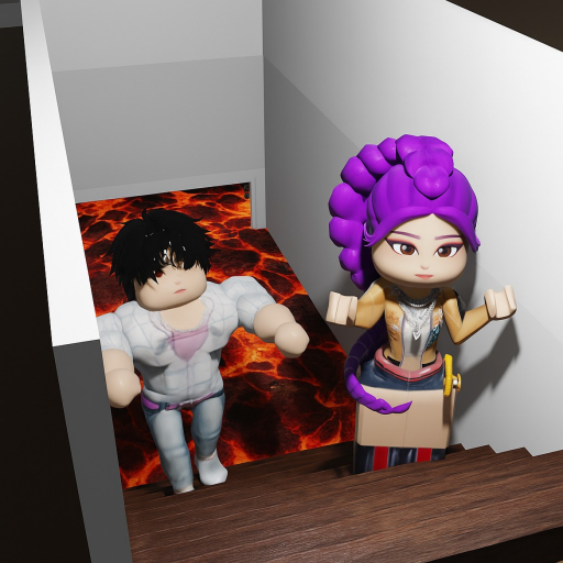 Kpop Demon Hunters Floor Is Lava official Roblox game thumbnail