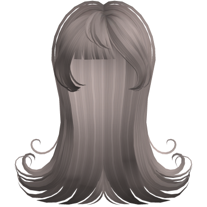 Ash Blonde Straight Swirled Hair
