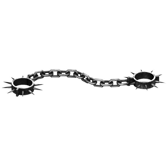 Silver Spiky Shackles 