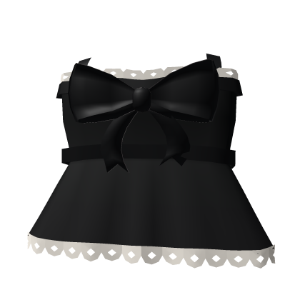 Black Ribbon Dress - 3.0 Roblox item