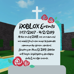 🌹ROBLOX Events... R.I.P. 🌹