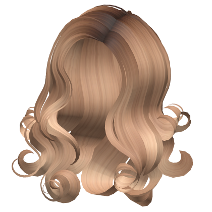 Honey Blonde Wispy Layered Blowout Roblox item