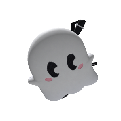 White Ghost Plush One-Strap Backpack