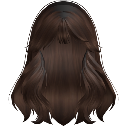 Soft Dark Chocolate Brown Layered Hair 🤎