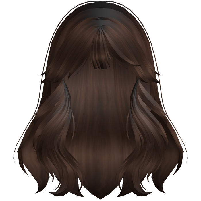 Soft Dark Chocolate Brown Layered Hair 🤎
