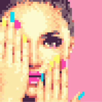 Girl Pixel Art Roblox decal
