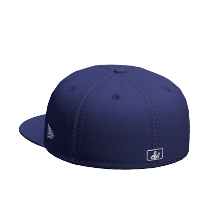 Outsized NY Backwards Fitted Cap Blue Roblox item