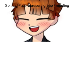 Spitting Fact represent group / meeting