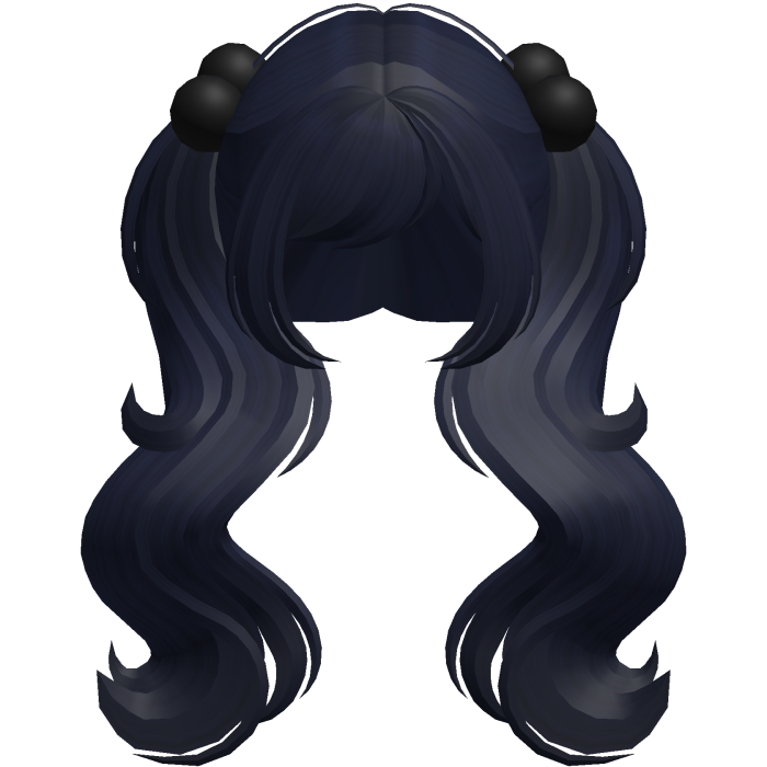 ♡ adorable huge princess pigtails (dark blue)