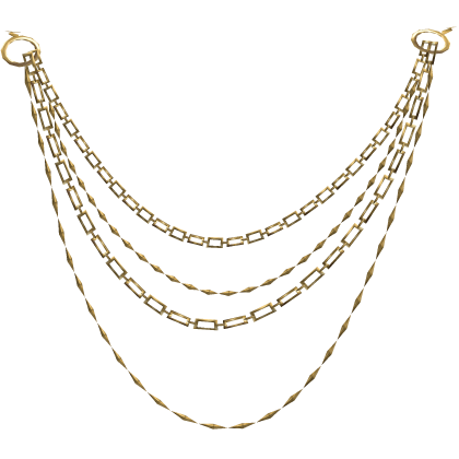 Gold Gaian Temporal Body Chains