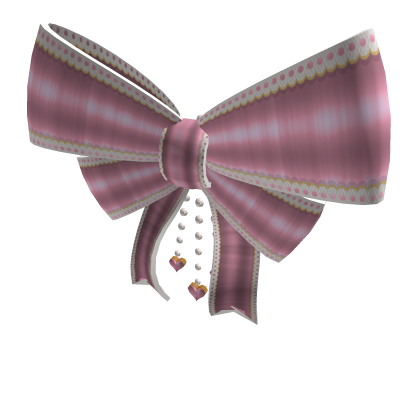 Rosewater Pearl Bow Pink