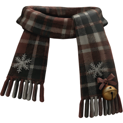Brown Christmas Plaid Scarf 1.0 Roblox item