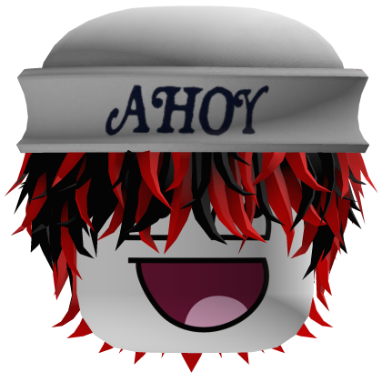 Hair Epic Face Ahoy Steve Harrington Hat - Red Roblox item