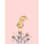 Aesthetic giraffe