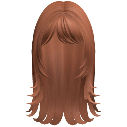 Cute Side Swept Layered Hair (Ginger)