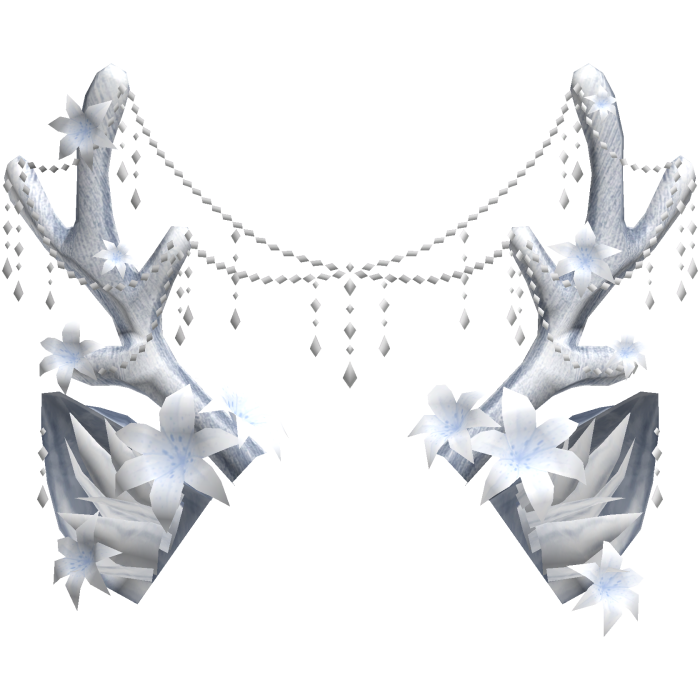 Ethereal Christmas Fairy Fawn Antlers w/ Jewels