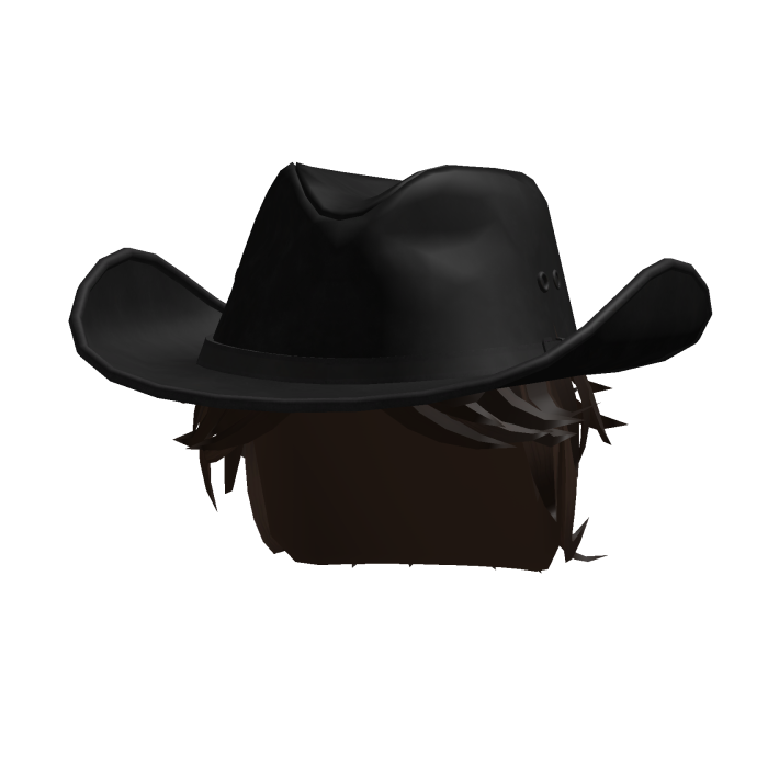 Messy Hair + Cowboy Hat