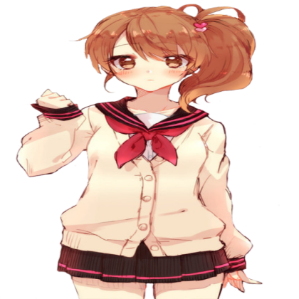 Cute Anime Girl Render Roblox decal