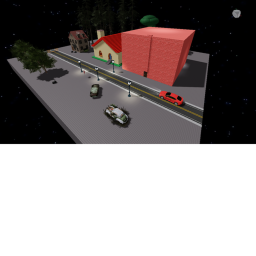 The Night Suburbs..