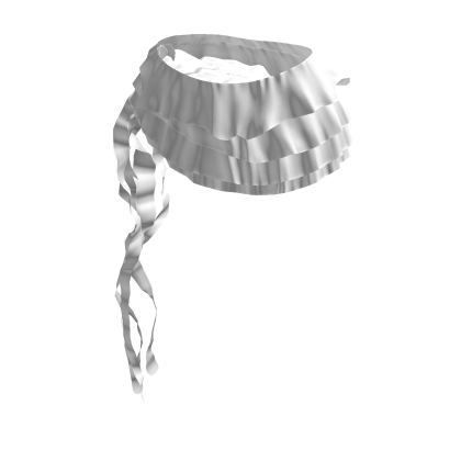 White Cute Tropical Ruffle Miniskirt