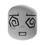 Confused Chibi Face [Institutional White]