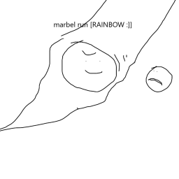 rainbow marble run