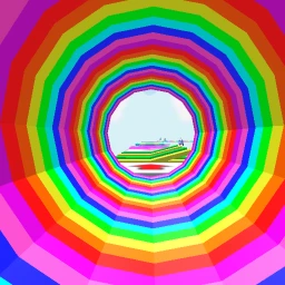 Easy Rainbow Parkour Obby! icon
