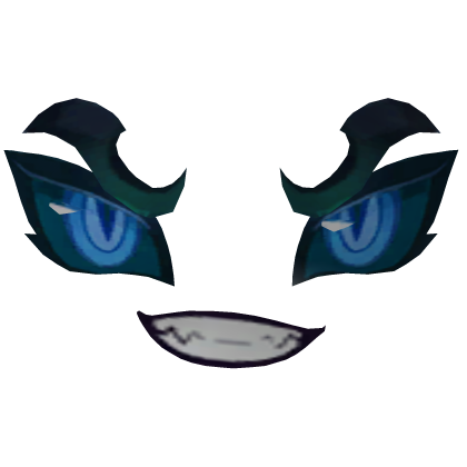 Blue Demon Face Roblox item
