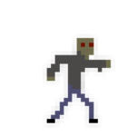 Pixelated Zombie Clothing