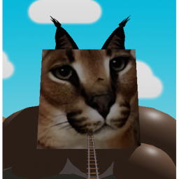 Cart ride into a buff Floppa