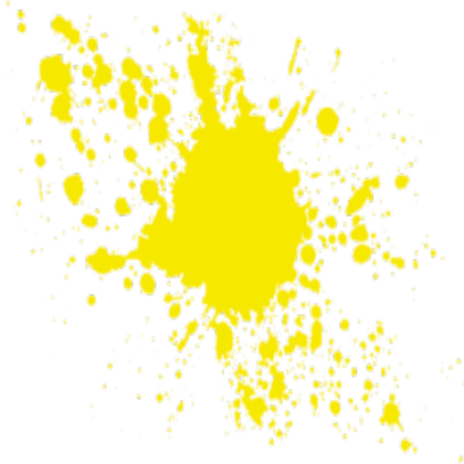 Yellow paint splotch Roblox decal
