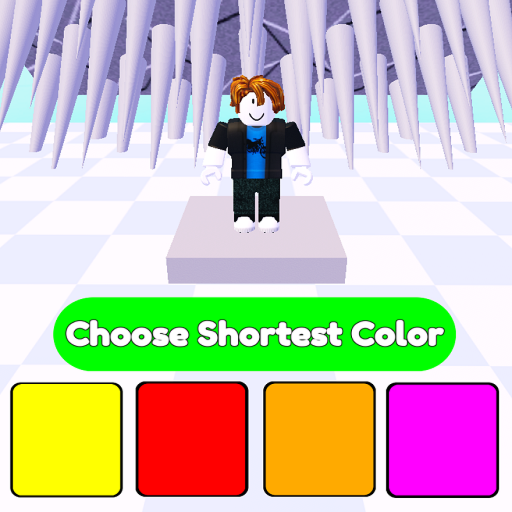 Choose Shortest Color official Roblox game thumbnail