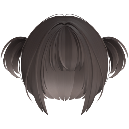 2000s moe anime wispy pigtails high brown fade