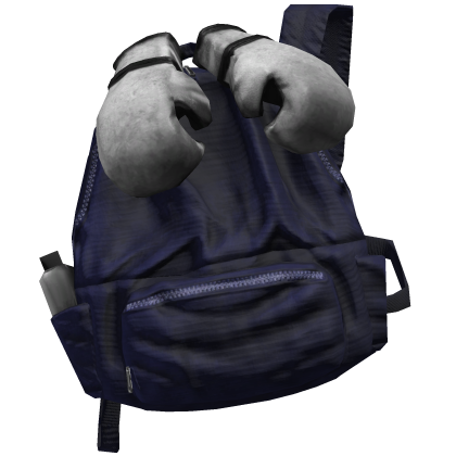 Blue Boxing Glove Grunge Backpack 1.0 Roblox item