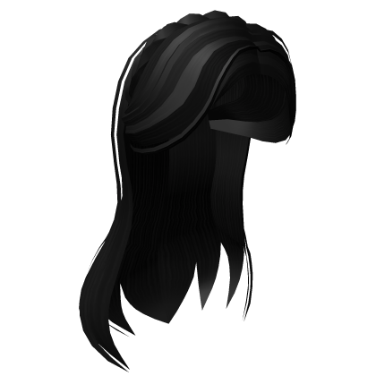 Black Long Hair Roblox item